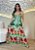 Vestido Longo Estampado Floral Verde em Viscolinho com Bojo e Elastex – Elegância e Conforto - Imagem 1