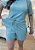 Conjunto Feminino Comfy Verde Menta com Short e Camiseta – Conforto e Estilo - Imagem 3