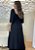 Vestido Longo Preto de Viscose Feminino com Decote V e Elastec nas Costas – Leve e Elegante - Imagem 2