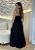 Vestido Longo Feminino de Viscose Liso Preto com Decote V e Alças Finas – Leve e Elegante - Imagem 2