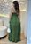 Vestido Longo Verde de Poá em Viscose com Alças e Lastex – Romântico e Elegante - Imagem 2