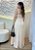 Vestido Longo Off- White de Poá em Viscose com Alças e Lastex – Romântico e Elegante - Imagem 2