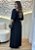 Vestido Longo Preto de Viscose Feminino com Decote Reto e Elastec nas Costas – Leve e Elegante - Imagem 2