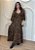 Vestido Longo Animal Print com Manga Bufante – Elegância e Estilo Atemporal - Imagem 1
