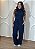 Conjunto Feminino Canelado Comfy Azul Marinho com Elastano – Conforto e Elegância no Dia a Dia - Imagem 1