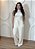 Conjunto Feminino Canelado Off-White com Elastano – Conforto e Elegância no Dia a Dia - Imagem 1