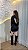 Vestido Curto Costa Aberta Feminino Preto– Modelagem Ajustada e Elegante - Imagem 2