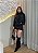 Vestido Curto Costa Aberta Feminino Preto– Modelagem Ajustada e Elegante - Imagem 1