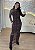 Vestido Longo Feminino em Tule com Forro Animal Print - Imagem 1