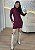 Vestido Poliamida Vinho - Imagem 1