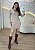 Vestido Poliamida Nude Gola Alta - Imagem 1
