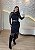 Vestido Longo Feminino em Tule com Forro - PRETO - Imagem 1