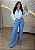 Calça Jeans Feminina Básica Clara Cintura Alta– Modelagem Reta - Imagem 1