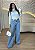 Calça Jeans Feminina Pantalona Clara– Modelagem Ampla - Imagem 1