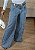 Calça Jeans Feminina Pantalona Clara– Modelagem Ampla - Imagem 2