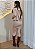 Vestido Curto Costa Aberta Feminino Nude – Modelagem Ajustada e Elegante - Imagem 2