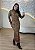 Vestido Feminino Mid Poliamida - Estampa Verde - Imagem 1