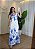 Vestido Mid Fluido - Estampa Azul - Imagem 1