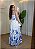 Vestido Mid Fluido - Estampa Azul - Imagem 2
