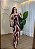 Vestido Feminino Mid de Tule - Estampa Marrom - Imagem 1