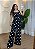 Conjunto Feminino Alfaiataria Estampa Poa - Preto - Imagem 1