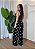 Conjunto Feminino Alfaiataria Estampa Poa - Preto - Imagem 2