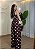 Conjunto Feminino Alfaiataria Estampa Poa - Marrom - Imagem 2