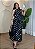 Vestido Feminino Viscolinho Poa Frente Única - Preto - Imagem 1