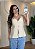 Blusa Tecido Marrant Modelo V com Detalhes de Botões - Lisas - Imagem 2