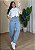 Calça Jeans Ballon Marmorizada - Imagem 1