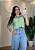 Cropped Camisa Detalhe Bolso Tecido Marrant - Imagem 4