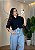 Cropped Camisa Detalhe Bolso Tecido Marrant - Imagem 5