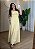Vestido Poá Tricoline - Amarelo e Rosa - Imagem 1