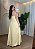 Vestido Poá Tricoline - Amarelo e Rosa - Imagem 2