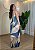 Vestido Feminino Tecido Tule - Azul e Nude - Imagem 2