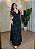 Vestido Feminino Viscolinho Poá Preto - Imagem 1