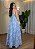 Vestido Feminino Bordado - Azul - Imagem 2