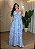 Vestido Feminino Bordado - Azul - Imagem 1