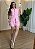 Conjunto Linho com Colete Alongado + Short - Rosa - Imagem 1