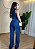 Conjunto Feminino Jeans Escuro Calça e Colete - Imagem 4
