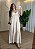 Vestido Nude em Viscose Sarjada – Decote V e Marias | Tamanho Único - Imagem 1