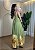 Vestido Feminino Alça e Decote V Estampado Verde - Imagem 2