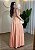 Vestido-Coral-em-Viscose-Sarjada-Decote-V-e-Marias-Tamanho-Unico - Imagem 2