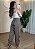 Calça Jeans Ballon Marrom com Listras - Imagem 4