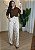 Calça Feminina Jeans Ballon Nude de Poá - Imagem 1