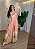 Vestido Feminino Alça e Decote V - Coral Estampa Floral - Imagem 1