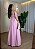 Vestido Midi de Linho - Rosa - Imagem 2