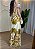Vestido Longo Estampado com Alça em Viscolinho - Imagem 3