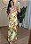 Vestido Feminino de Viscolinho Estampado Colorido – Verde - Imagem 1