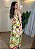 Vestido Feminino de Viscolinho Estampado Colorido – Verde - Imagem 2